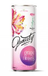 Beauty Drink with Collagen Grape and Hibiscus flavor